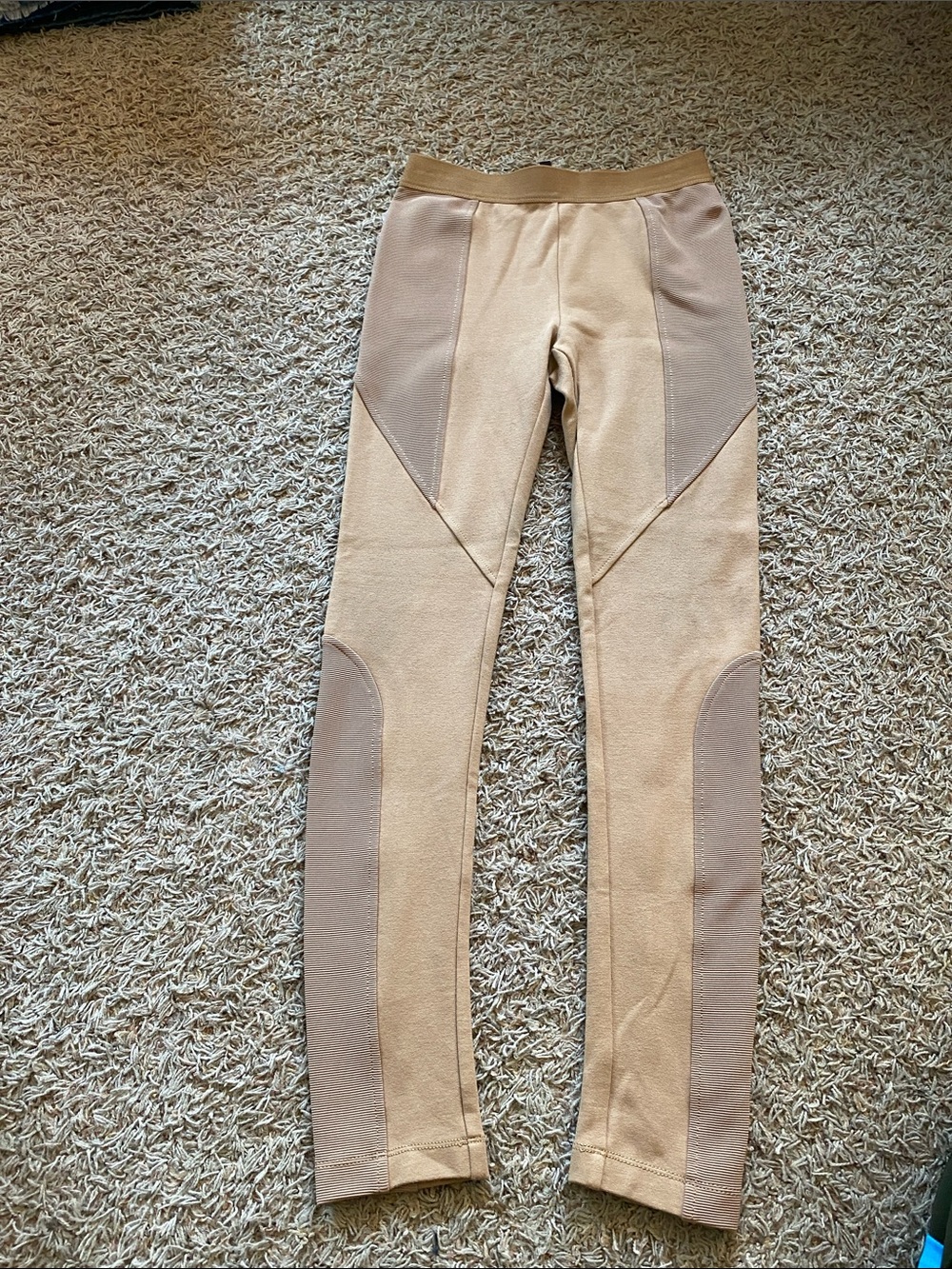 BCBGMaxAzria womens Beige Leggings XS